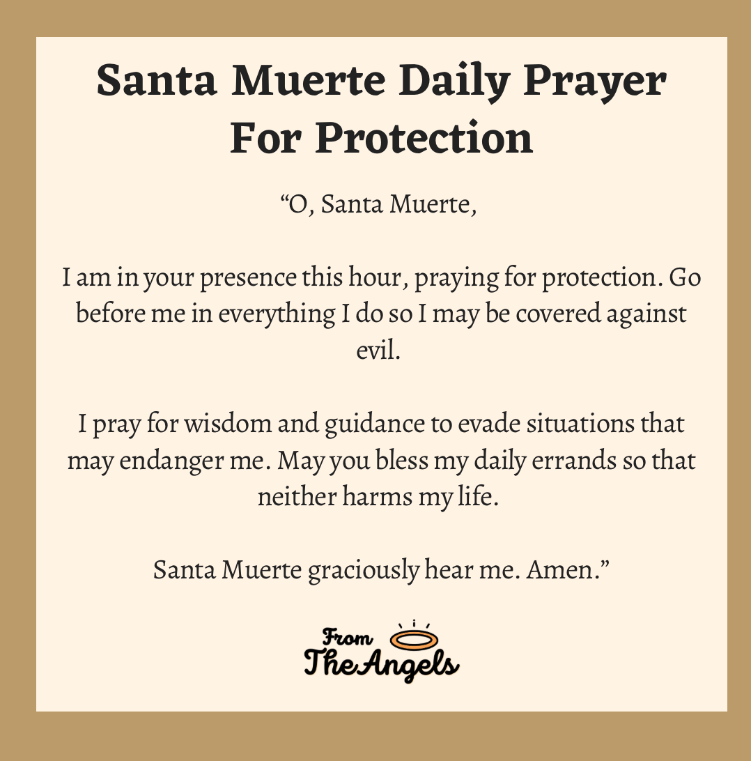 Santa Muerte Daily Prayer for Protection