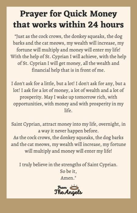 7 Money Prayers that Work Instantly: Very Powerful