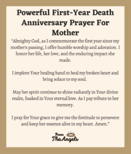 1 Year Mother's Death Anniversary: 6 Prayers For God's Blessings