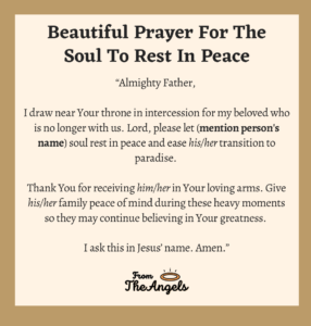 7 Short Prayers For The Soul To Rest In Peace: Go To Heaven