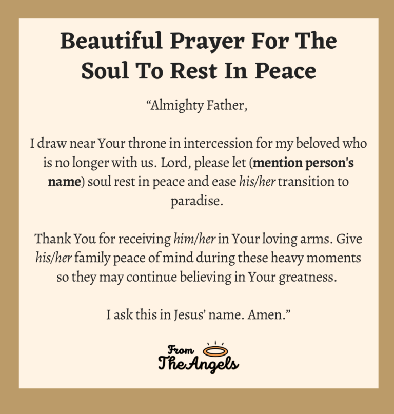 7 Short Prayers For The Soul To Rest In Peace: Go To Heaven
