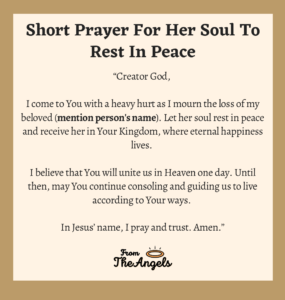 7 Short Prayers For The Soul To Rest In Peace: Go To Heaven