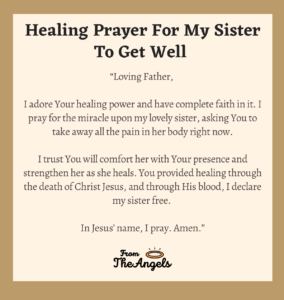 7 Short Healing Prayers For My Sick Sister In Hospital