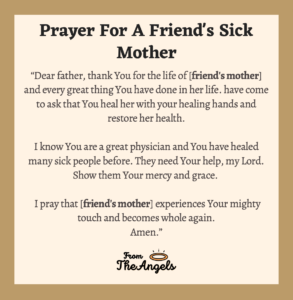 6 Healing Prayers For A Friend's Sick Mother To Get Well Soon
